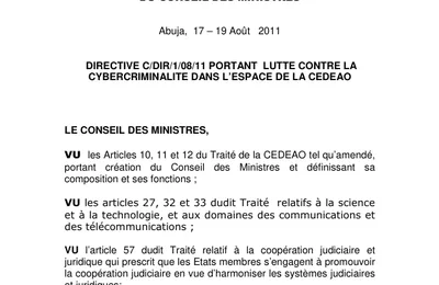REGLEMENT UEMOA
